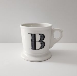 Anthropologie Monogram B Coffee Tea Mug
